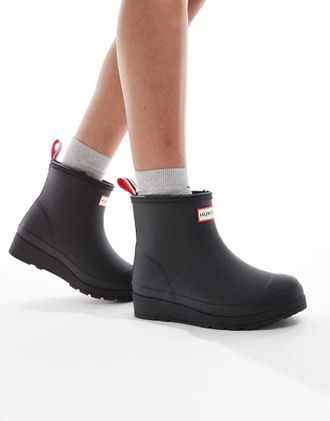 Hunter Play - Stivaletti neri rivestiti-Nero