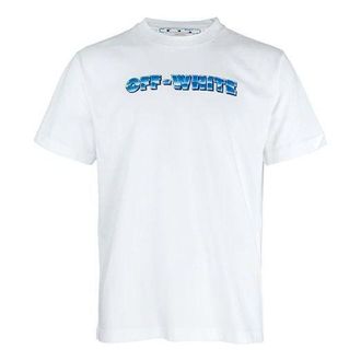 Off-white SS22 Logo Printing Arrow Short Sleeve White OMAA027S22JER0190139