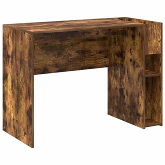 vidaXL Escritorio Roble Ahumado 109 X 50 X 78 Cm Madera De Ingenier&iacute;a Vidaxl