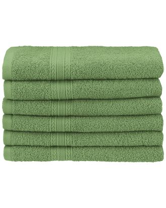 Superior Eco Friendly 6Pc Hand Cotton Towel Set