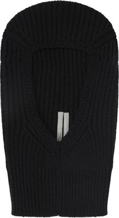 Rick Owens Accessoires, Heren, Zwart, ONE Size, Wol, Stijlvolle zwarte hoeden & petten