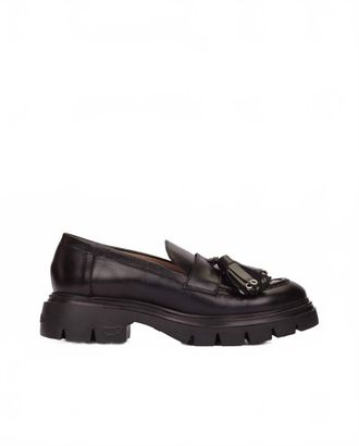 Wonders Womens Bones 03 Loafers In Black