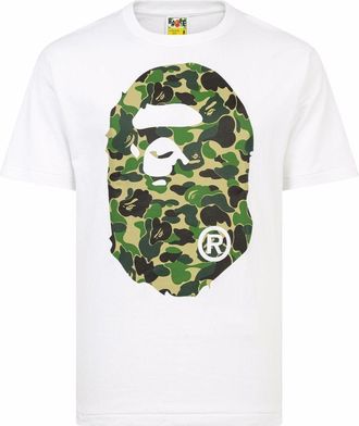 A Bathing Ape T-shirt ABC Big Ape Head - Bianco
