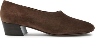 Khaite Marcy 30 Suede Pumps - Brown