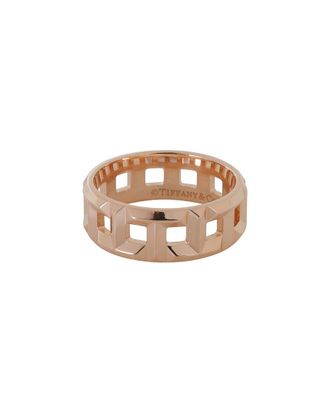 Tiffany & Co. Tiffany T True 8mm 18K Rose Gold Ring (Authentic Pre-Loved)