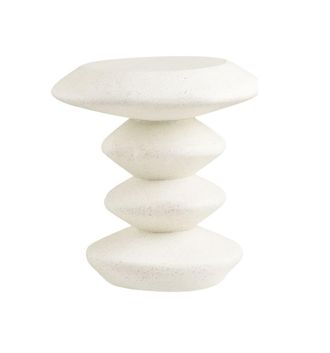 Moloo Mesa auxiliar color piedra arcilla reforzada con fibra &oslash;36 cm