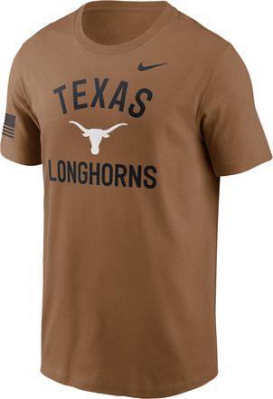 Nike Texas 2026 Military Appreciation Nike Mens Dri-FIT College T-Shirt in Brown | 02ET2EATXE-WYJ
