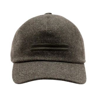 Ermenegildo Zegna Cappello da baseball in cashmere Oasi - - Accessories - Uomo - Marrone - S