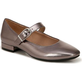Life Stride Cameo Flat - Wide Width Available in Pewter at Nordstrom Rack, Size 7.5