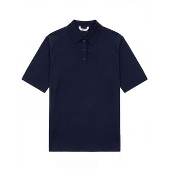 Hev&ograve; Polo Shirts, male, Blue, Size: M Marpiccolo Polo