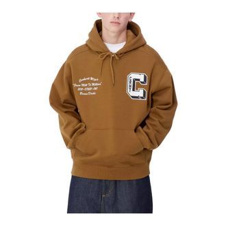 Carhartt Work in Progress Hombre, Sudaderas, Marr&oacute;n, Talla: S