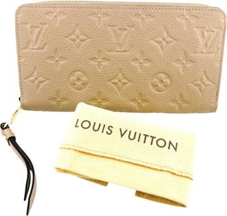 Louis Vuitton Beige Dune Monogram Empreinte Long Wallet (Bi-Fold) (Pre-Owned)