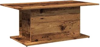 vidaXL Vidaxl - Mesa de centro madera ingeniería envejecida 102x55,5x40 cm