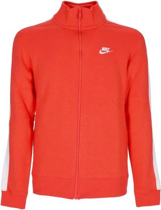 Nike Hoge Hals Sweatshirt Track Jacket - Heren - Sportshirts - Oranje - M - Fitness