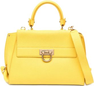 Ferragamo Borsa a mano Sofia two-way - Giallo