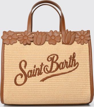 MC2 Saint Barth Borsa a mano Vivian in paglia e pelle sintetica