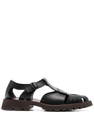 Hereu Sandali Pesca con cut-out - Nero