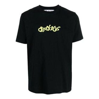 Off-white Opposite Arrow Slim Short-Sleeve Tee Black/Lime OMAA027S23JER0061050