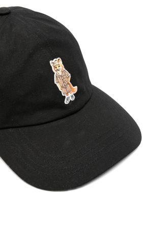 Maison Kitsun&eacute; Baseball Cap - Black