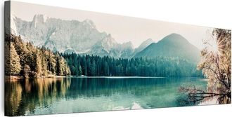 OEM Cuadro Sobre Lienzo Italiano De 120 X 40 Cm - Estilo Ecl&eacute;ctico - Naturaleza Cuadro Sobre Lienzo Italiano De 135 X 45 Cm - Estilo Ecl&eacute;ctico - Naturalez