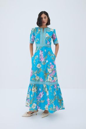 Raishma Darcie Blue Dress at Nordstrom, Size 16 Uk