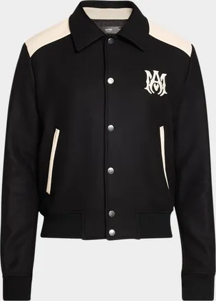 Amiri Men & apos;s Wool MA Band Jacket