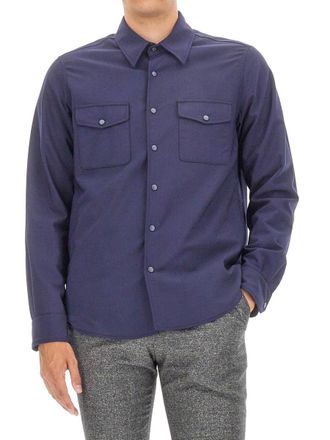 Aspesi Wool Blend Shirt - Blue