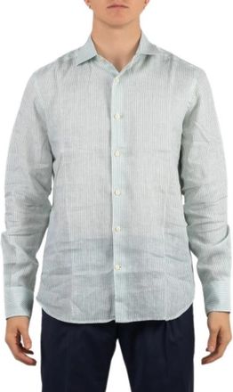 Saint Barth Camicia - Heren - Casual Overhemden - Groen - M - Overhemden
