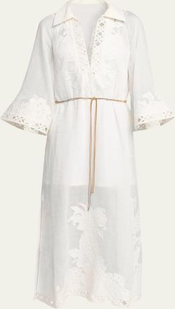 Zimmermann Indra Embroidered Maxi Dress