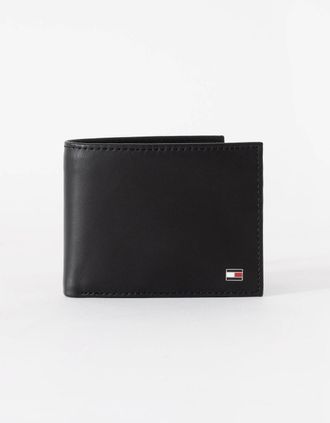 Tommy Hilfiger Mens Tommy Hilfiger Eton Mini Cc Wallet - Black - Size: ONE size