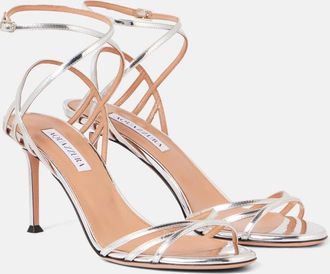 Aquazzura Polanco 75 leather sandals