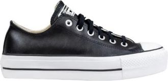 Converse Schoenen, Dames, Zwart, 39 EU, Leer, Chuck Taylor All Star Lift Platform Leather
