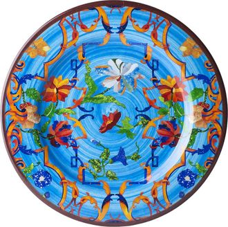 Mario Luca Giusti Pancale Dinner Plate in Turquoise at Nordstrom