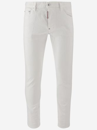 Dsquared2 White Skater slim-fit jeans