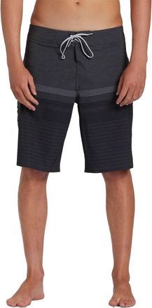 Billabong All Day Heather Stripe Pro Boardshorts In Charcoal