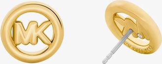Michael Kors Small Logo Charm Stud Earrings