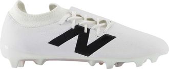 New Balance Tekela-voetbalschoenen voor heren, voor harde ondergrond (Wit, Zwart)