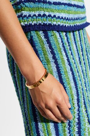 Tory Burch Bracelet With Logo, Womens, Gold