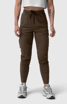 ASRV Tetra-Lite Cargo High Rib Jogger in Dark Earth at Nordstrom, Size X-Small
