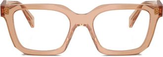 Prada Occhiali geometrici - Toni neutri