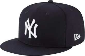 New Era Mens Yankees 59Fifty Basic Cap - Navy/White Size 7