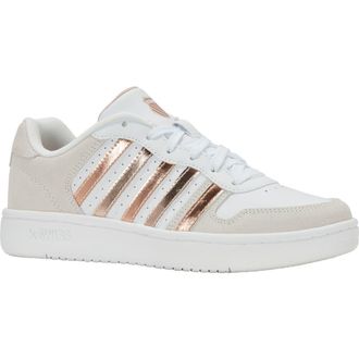 K-Swiss Court Palisades Sneaker in White/Crystal Grey/Rose Dust at Nordstrom Rack, Size 7.5