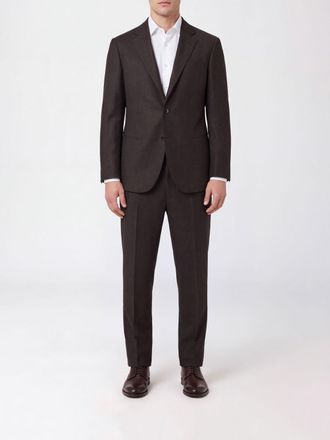 Giorgio Armani Suit Men color Brown