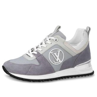Louis Vuitton (WMNS) LOUIS VUITTON Run Away Sneakers Grey Mesh with Logo 1ABW54