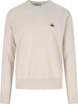 Vivienne Westwood Cream Alex Cotton Crew Neck Sweater