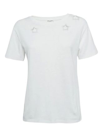 Saint Laurent T-shirt con stampa - Bianco