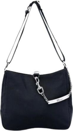 Dior Pre-owned Cross Body Bags, female, Black, Size: ONE SIZE Pre-owned Nylon Cross Body Bag