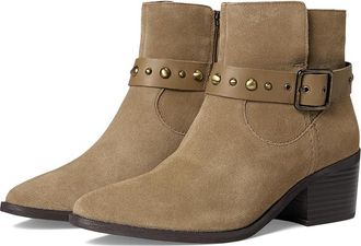 Clarks Morzine Buckle Womens Boots Dark Sand Suede : 9.5 B - Medium