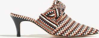 Amambaih Blanca Motif Fabric Mules in Cognac at Nordstrom, Size 40