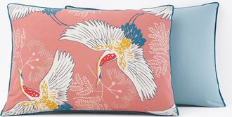 La Redoute Interieurs Kussensloop in perkalkatoen, Grues